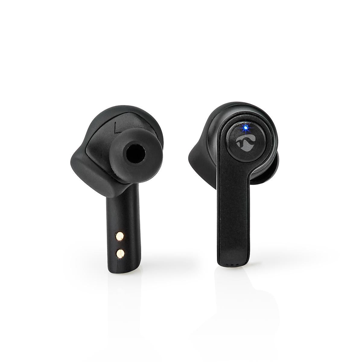 Fully Wireless Headphones | Bluetooth® | Maximum battery life: 3.5 hours | Press Control | Battery cover | Built-in microphone | Support for voice control | Ear Wings | Black