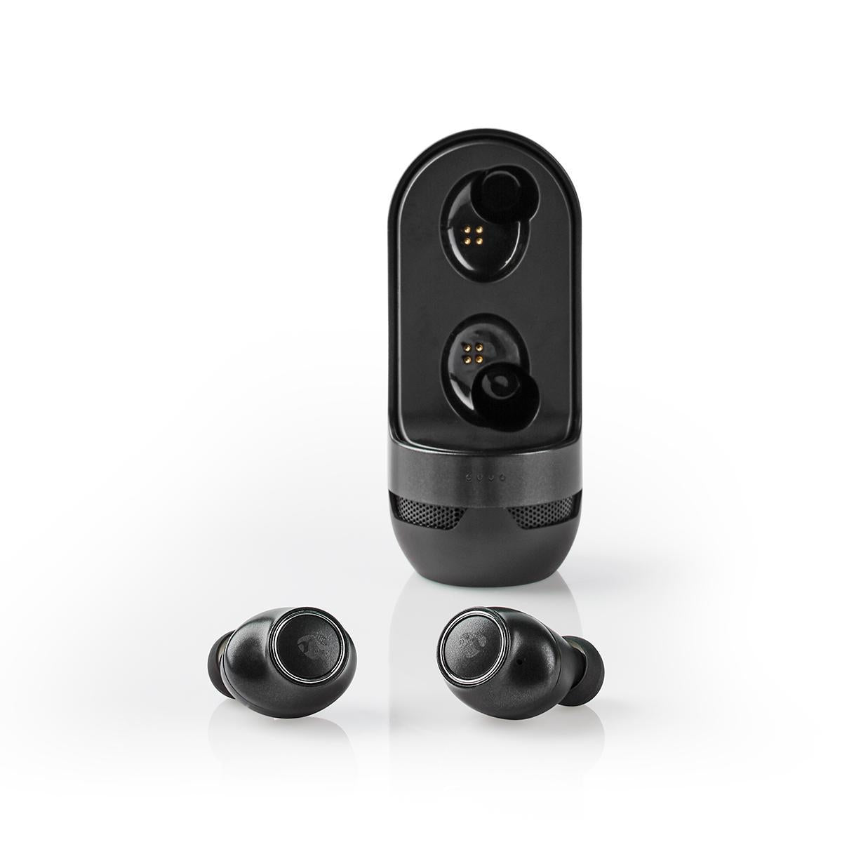 Fully Wireless Headphones | Bluetooth® | Maximum battery life: 4 hours | Press Control | Battery cover | Built-in microphone | Support for voice control | Speaker function | Silver / Black