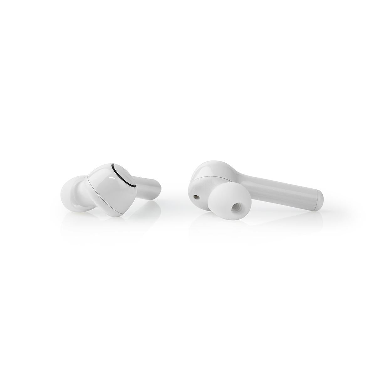 Fully Wireless Headphones | Bluetooth® | Maximum battery life: 6 hours | Press Control | Battery cover | Built-in microphone | Support for voice control | White