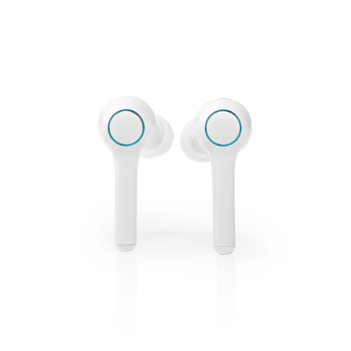 Fully Wireless Headphones | Bluetooth® | Maximum battery life: 6 hours | Press Control | Battery cover | Built-in microphone | Support for voice control | White