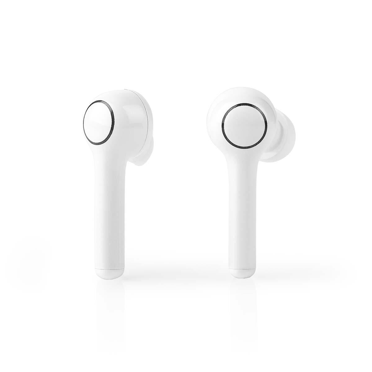 Fully Wireless Headphones | Bluetooth® | Maximum battery life: 6 hours | Press Control | Battery cover | Built-in microphone | Support for voice control | White