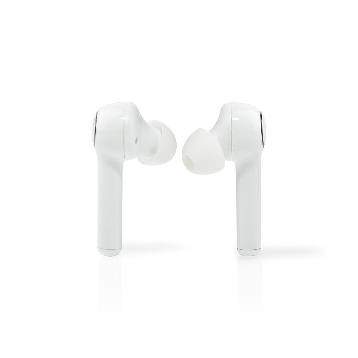Fully Wireless Headphones | Bluetooth® | Maximum battery life: 6 hours | Press Control | Battery cover | Built-in microphone | Support for voice control | White