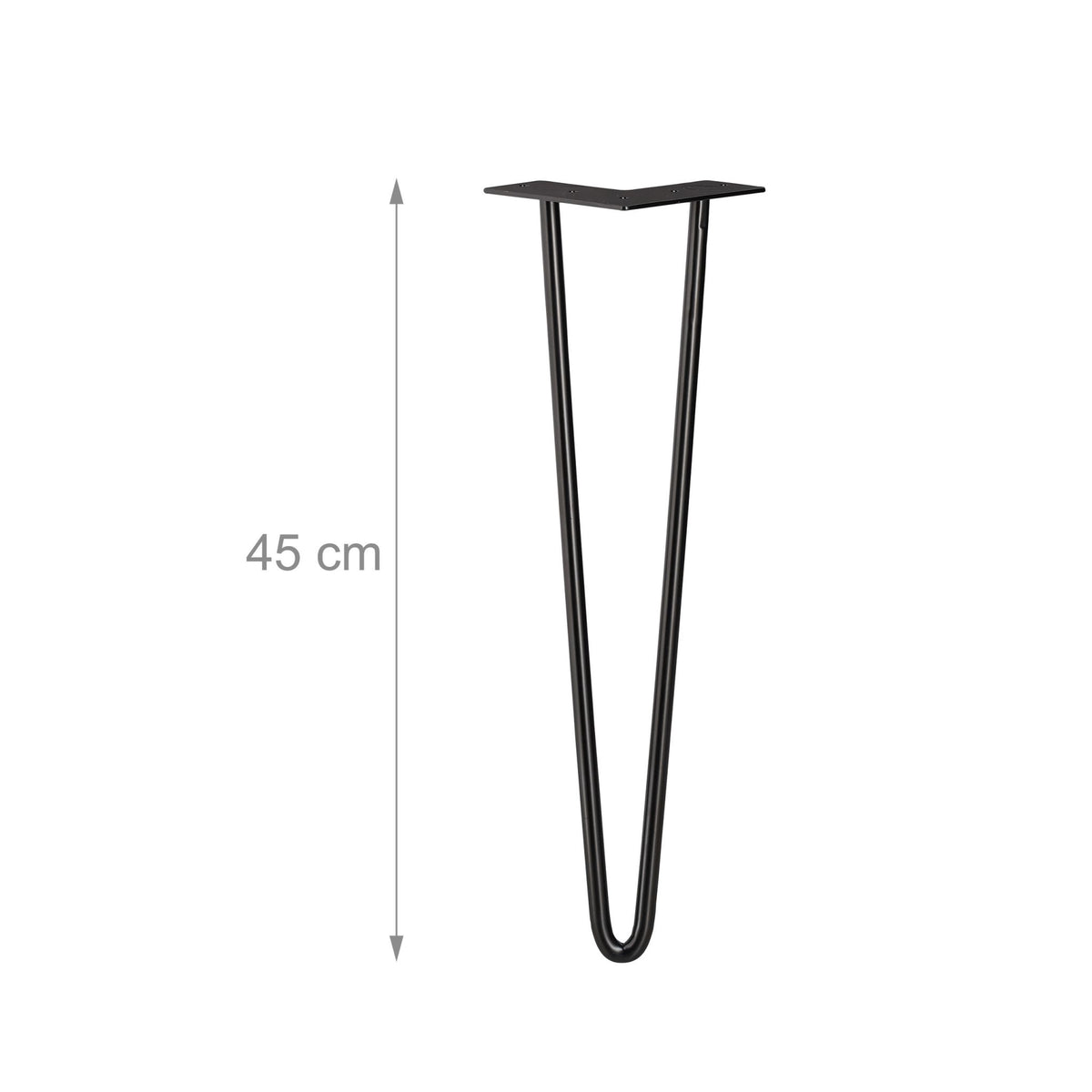 Furniture leg hairpin set of 4