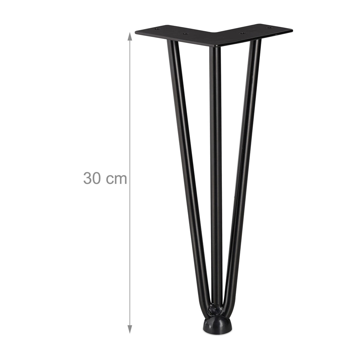 Furniture leg hairpin set of 4