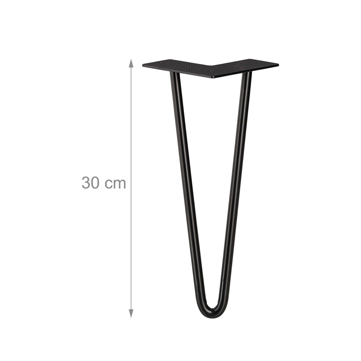 Furniture leg hairpin set of 4