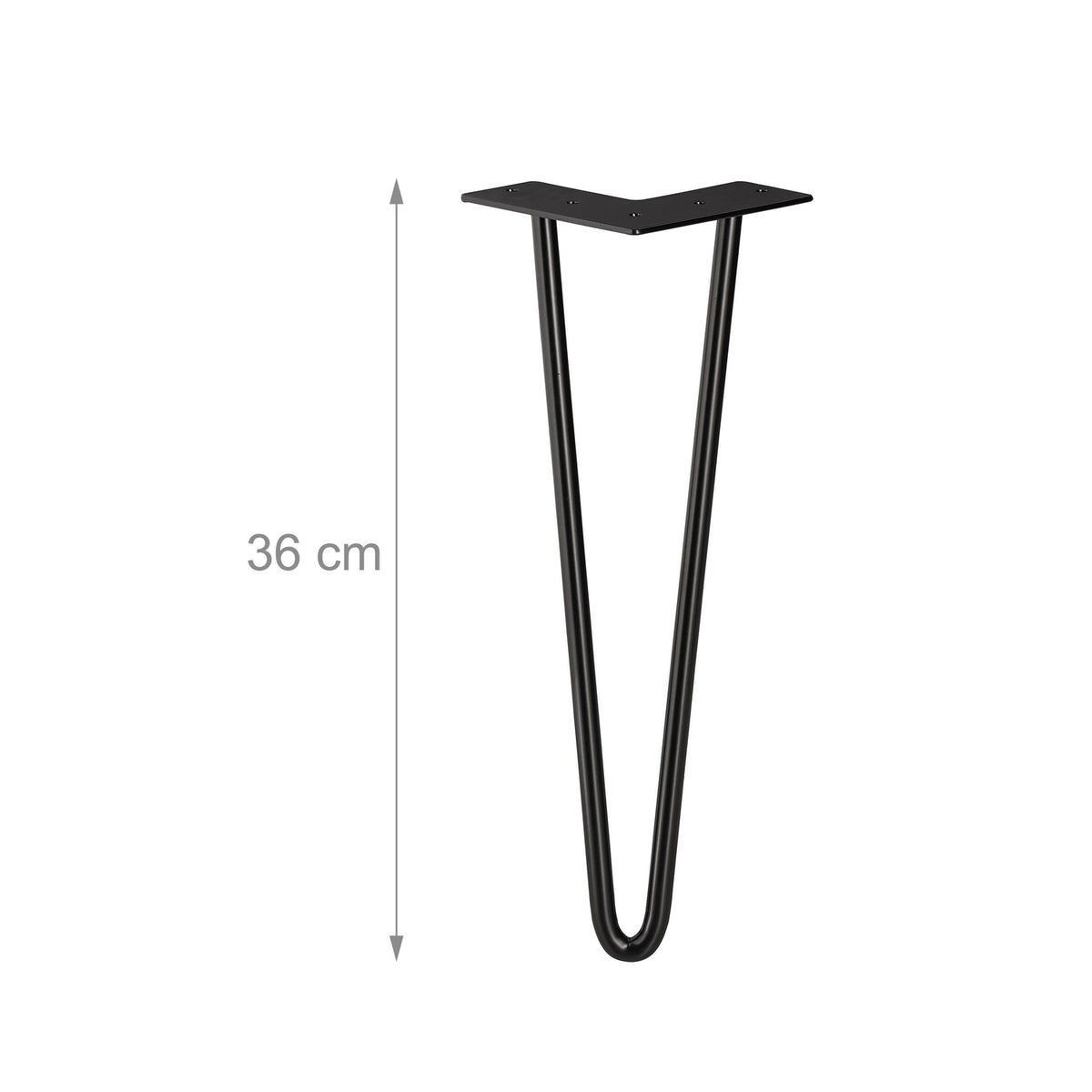 Furniture leg hairpin set of 4