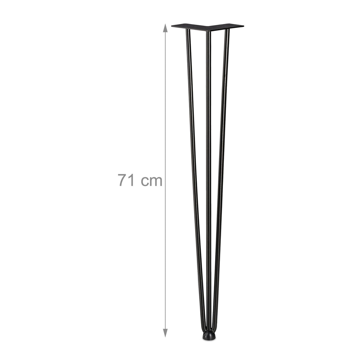 Furniture leg hairpin set of 4
