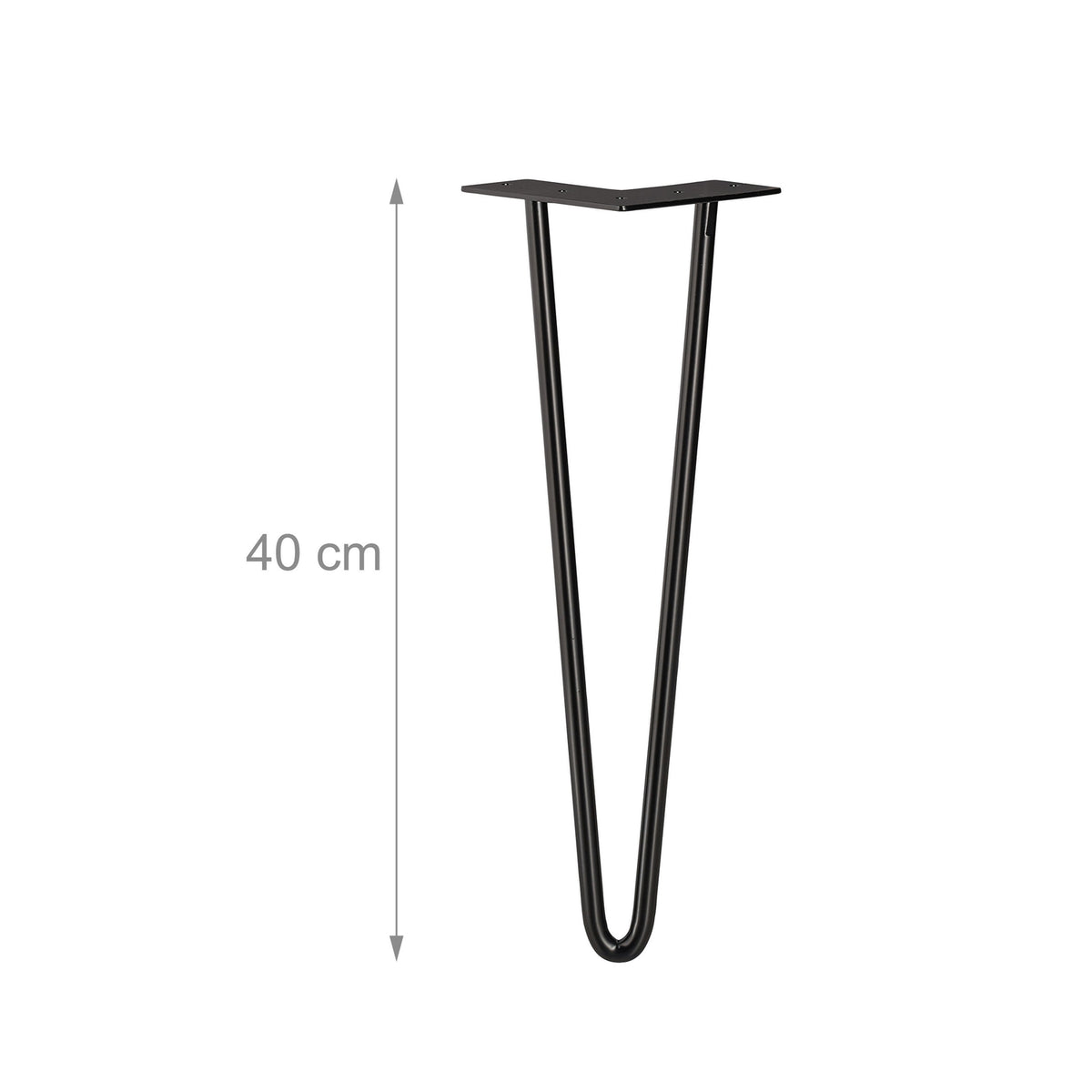 Furniture leg hairpin set of 4
