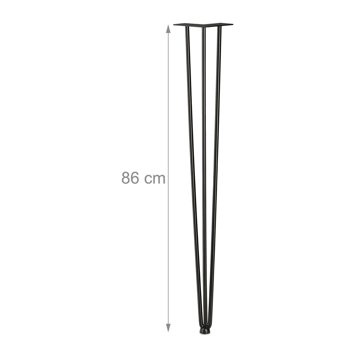 Furniture leg hairpin set of 4