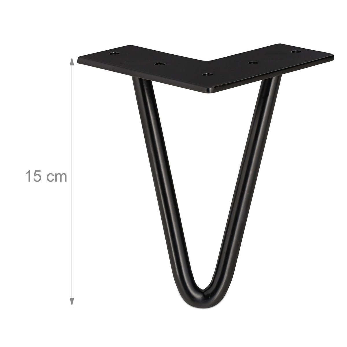 Furniture leg hairpin set of 4