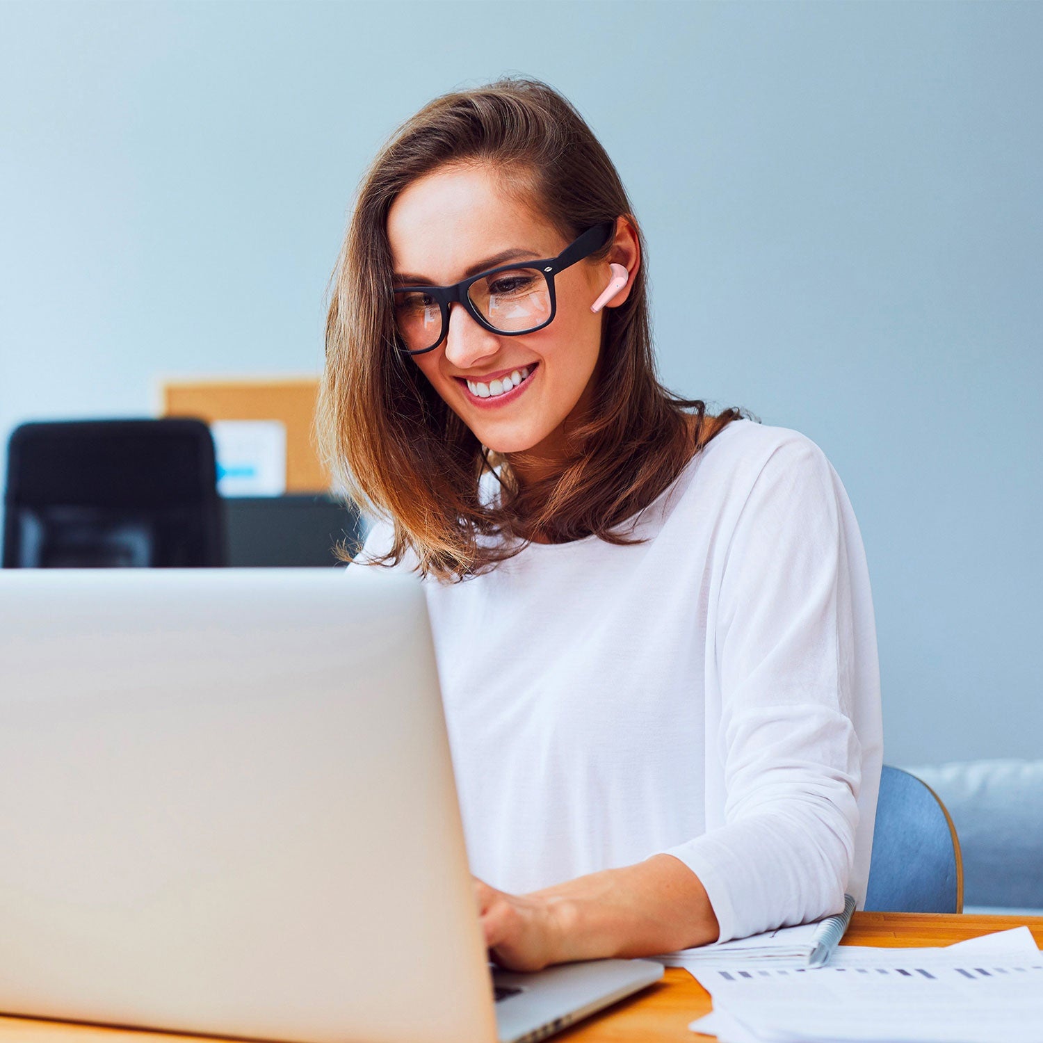 Fuz1 True Wireless Headset Drop Pink