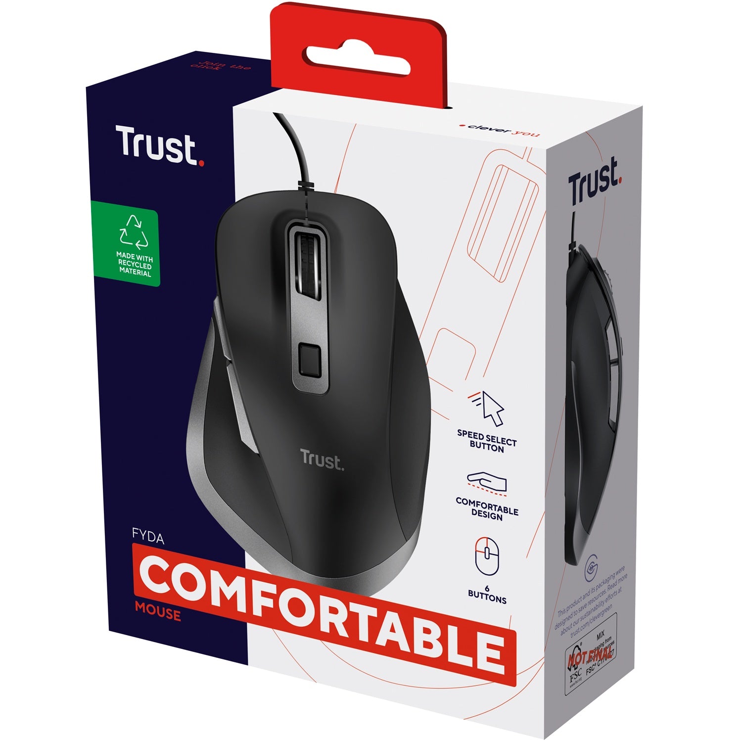 Fyda Mouse Eco Black
