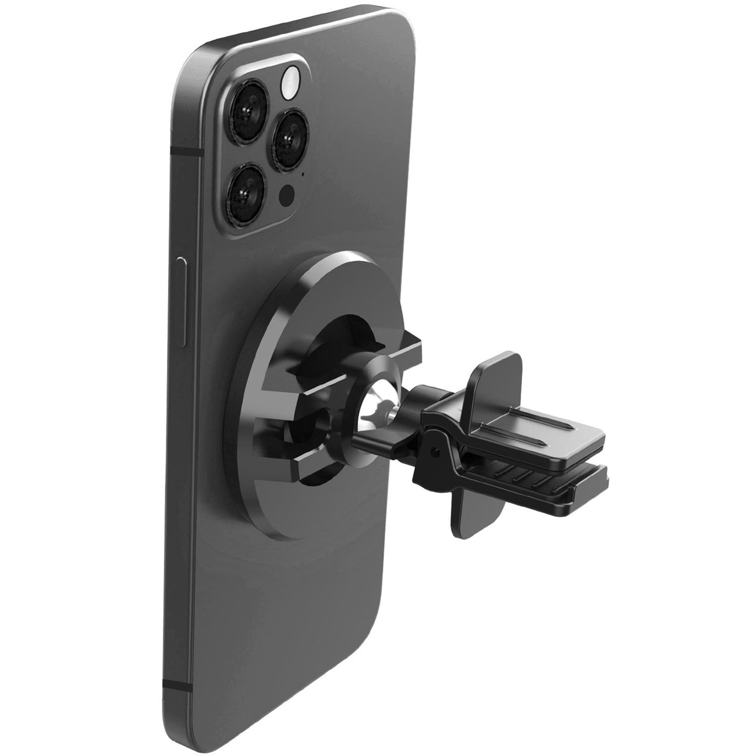 GHOSTMAG Pro MagSafe car holder for fan grill Aluminum