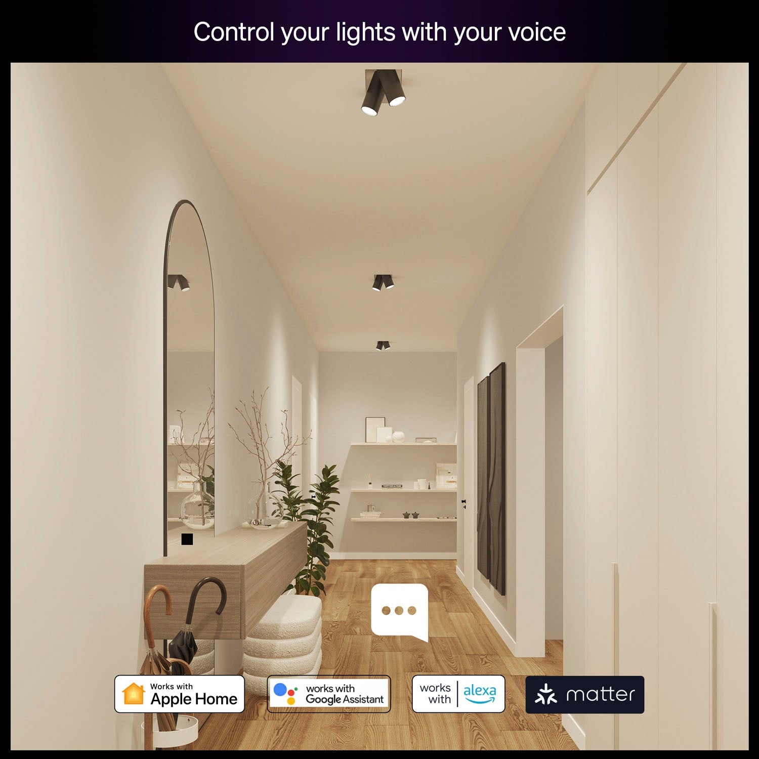 GU10 LED Bulbs, 50W, White & Color, 3-Pack