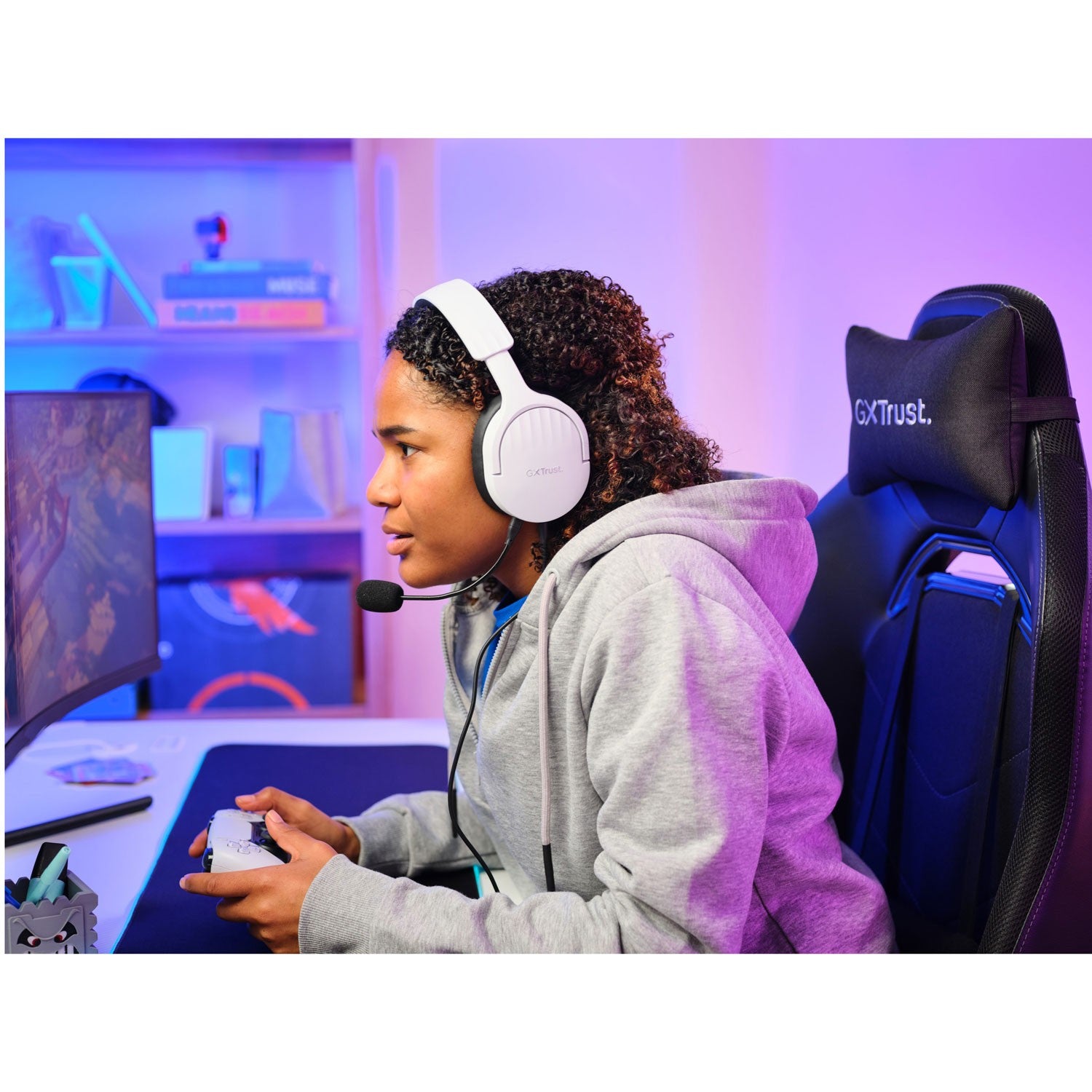 GXT 489W Fayzo Gaming Headset Eco White