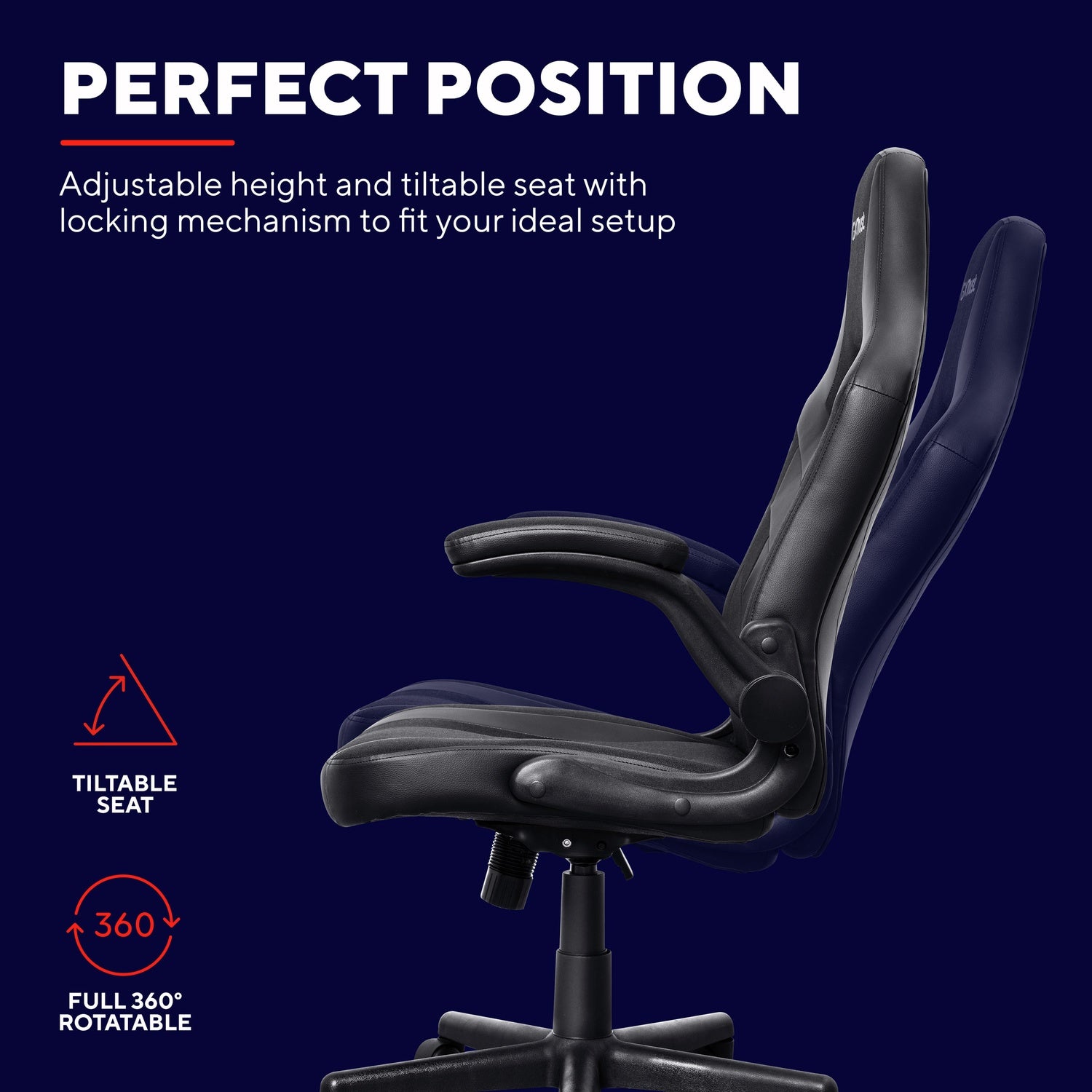 GXT 703 Riye Gaming Chair Black