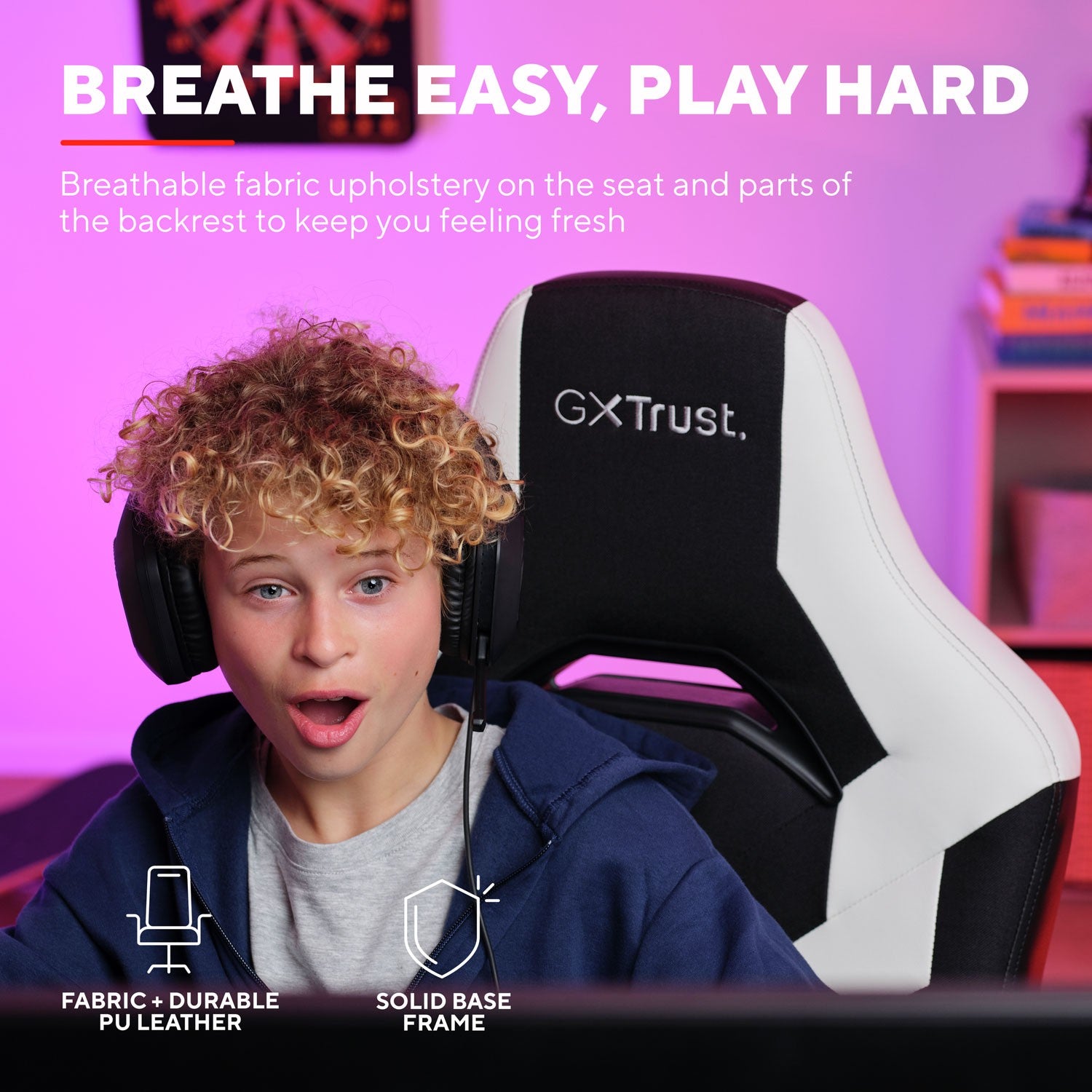 GXT 703W Riye Gaming Chair White
