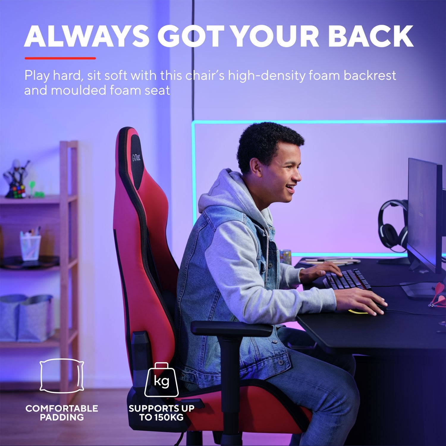 GXT 714R Ruya Gaming Chair Red