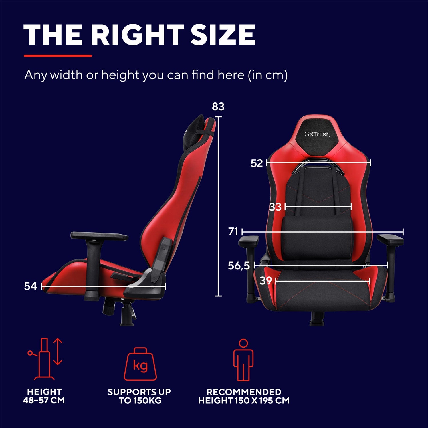 GXT 714R Ruya Gaming Chair Red