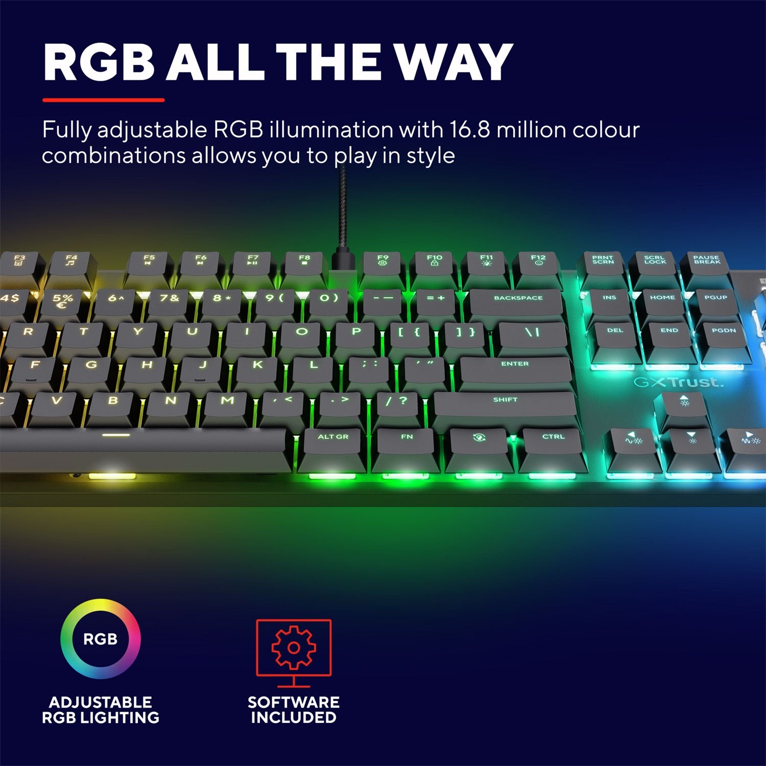 GXT 866 Torix Mechanical gaming keyboard Nordic layout