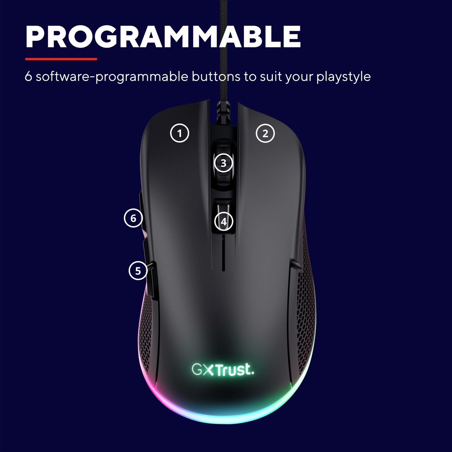 GXT 922 Ybar Gaming Mouse Eco Black
