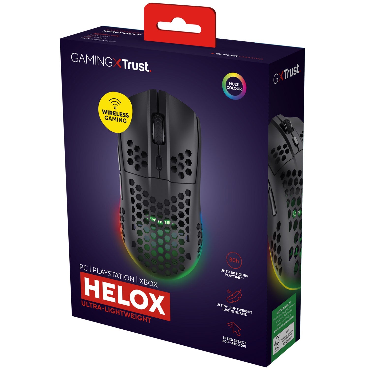 GXT 929 Helox Wireless Lightweight Gaming Mouse Black