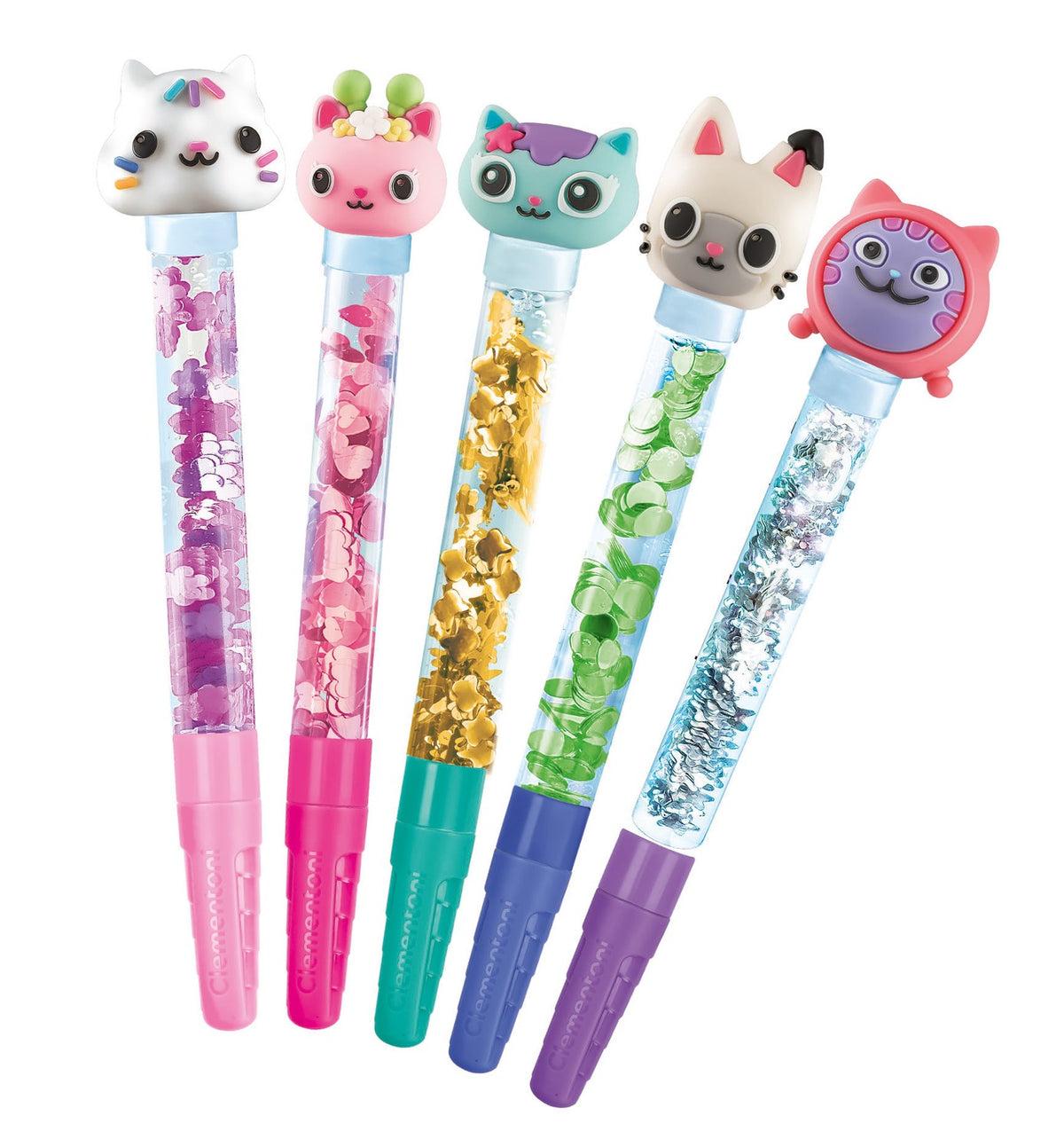 Gabby's Dollhouse Pen Set, Create & Assemble 5 Pens