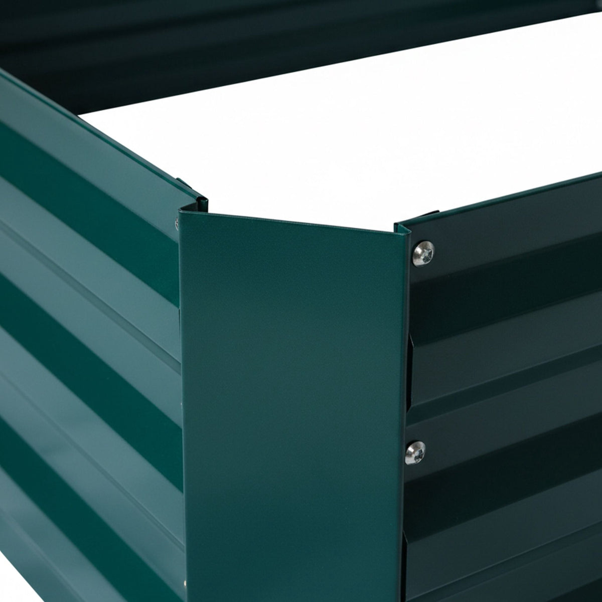 Galvanised Iron Raised Garden Bed – Square Planter Box