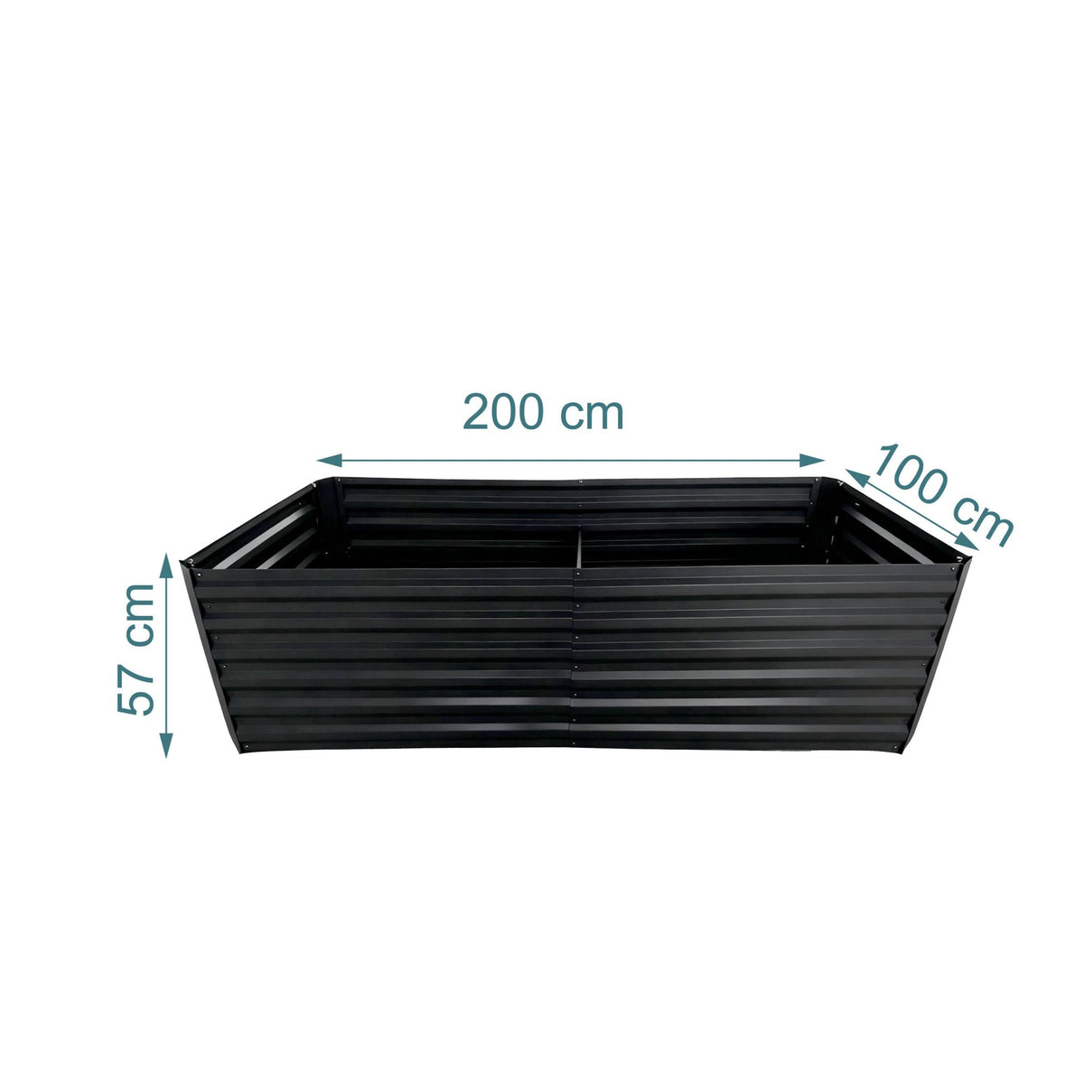 Galvanised Iron Raised Garden Bed for Vegetables