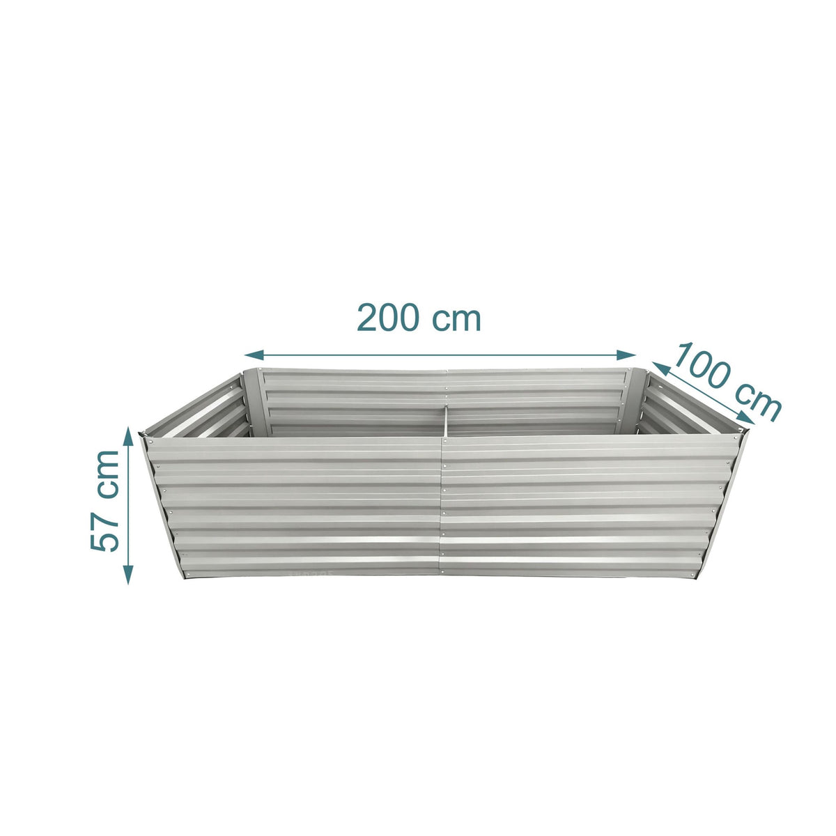Galvanised Metal Raised Garden Bed – Pest Resistant
