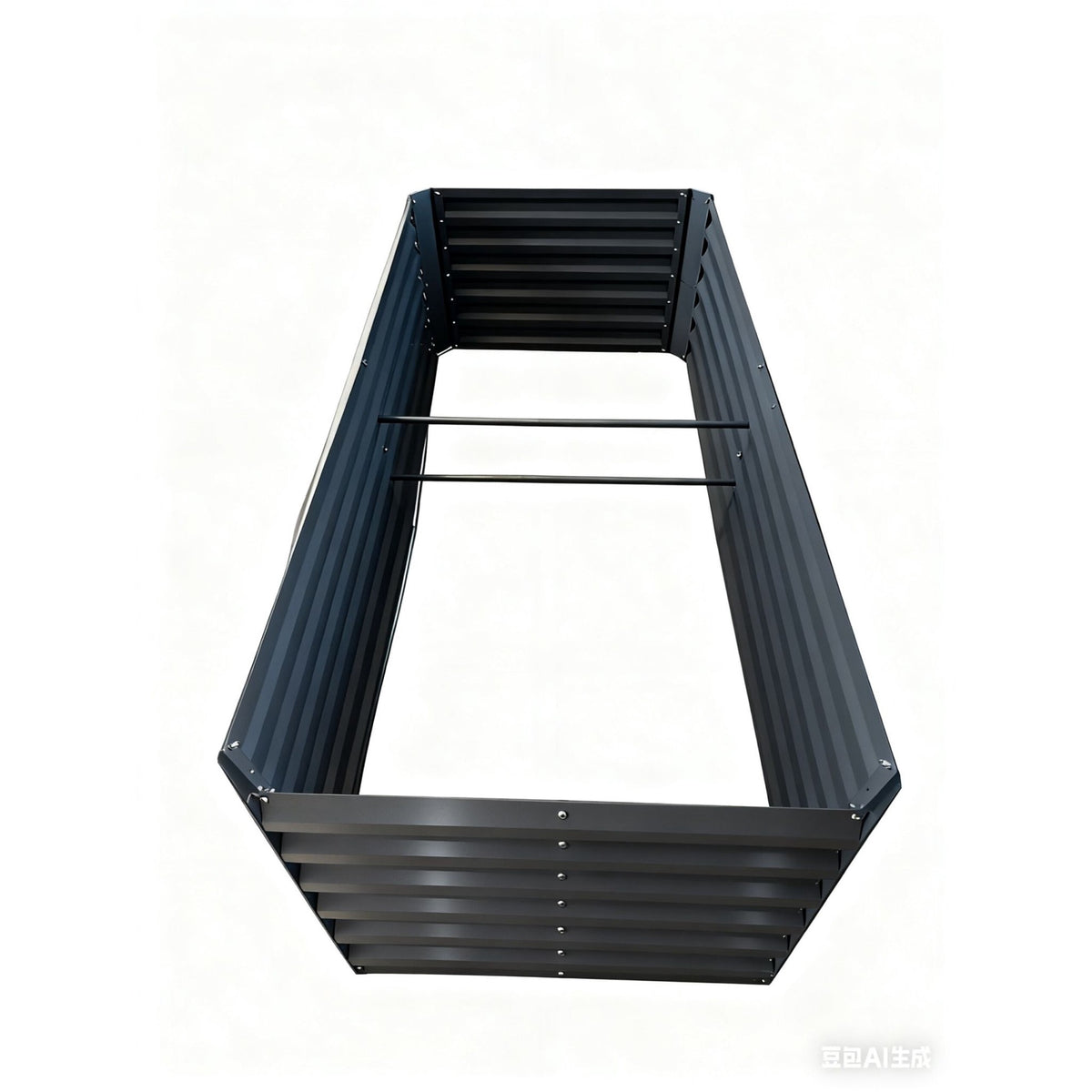 Galvanized Raised Garden Bed, 57x180x90 cm