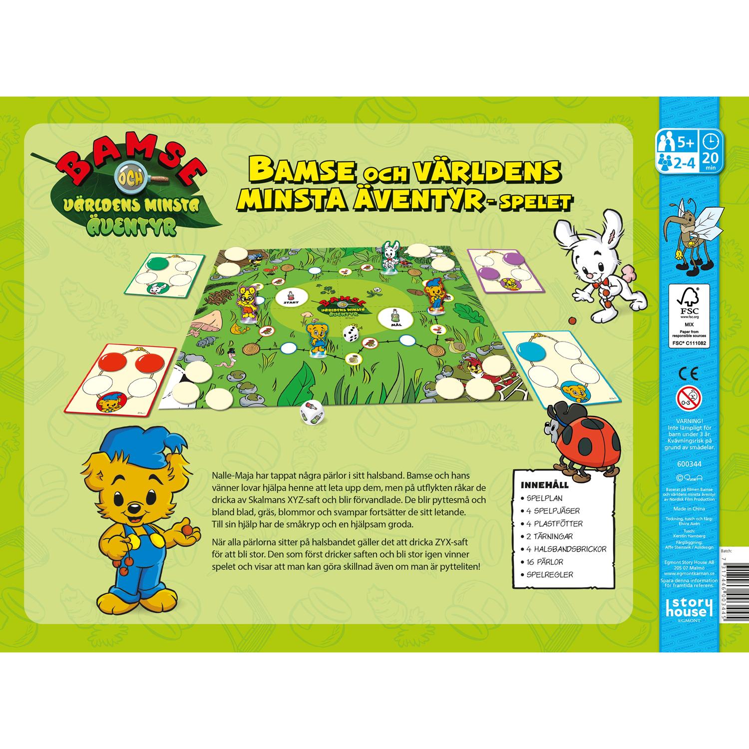 Game Bamse and the world's smallest adventure