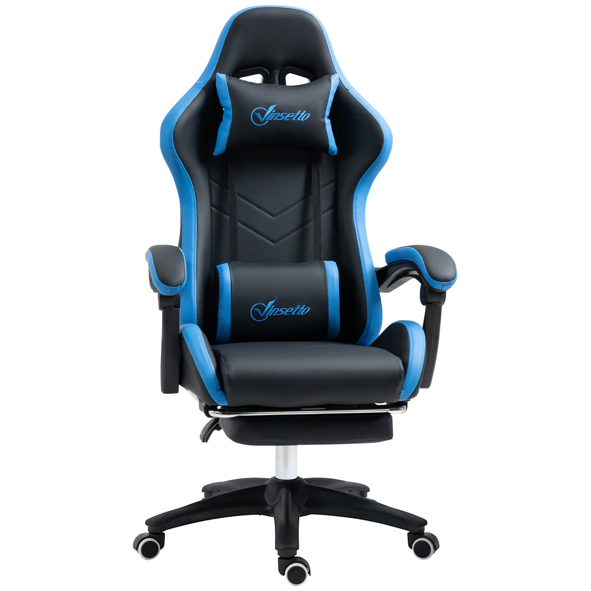 Gaming Chair, Office Chair, Computer Chair With Lumbar Cushion, Headrest, Gaming Chair, Height-Adjustable Desk Chair With Footrest