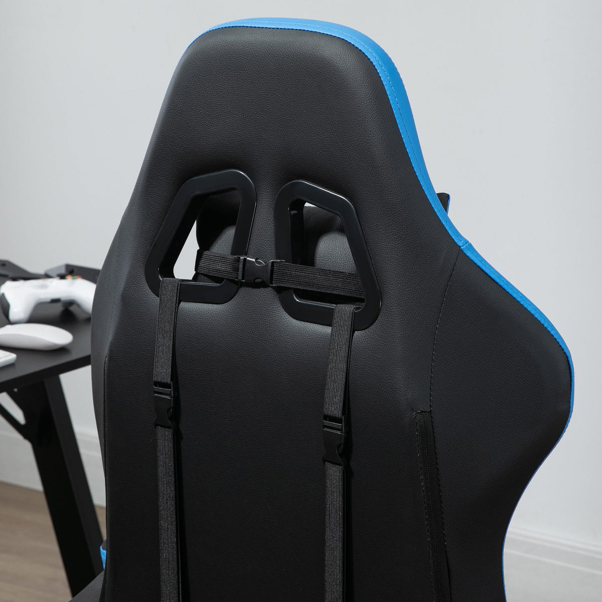 Gaming Chair, Office Chair, Computer Chair With Lumbar Cushion, Headrest, Gaming Chair, Height-Adjustable Desk Chair With Footrest