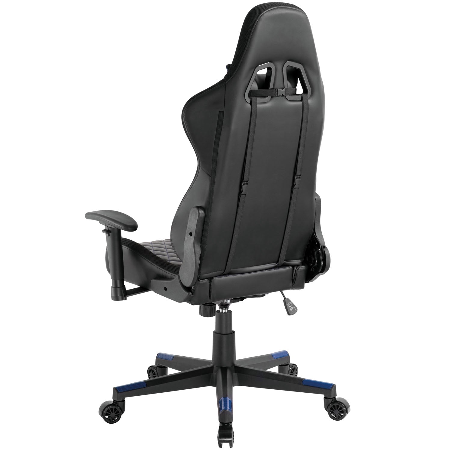 Gaming Chair with RGB Lighting, Black/Blue, Ergonomic Design