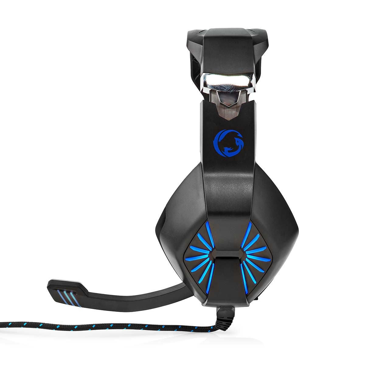 Gaming Headset | Over-Ear | Stereo | USB Type-A / 2x 3.5 mm | Foldable Microphone | 2.20 m | LEDs