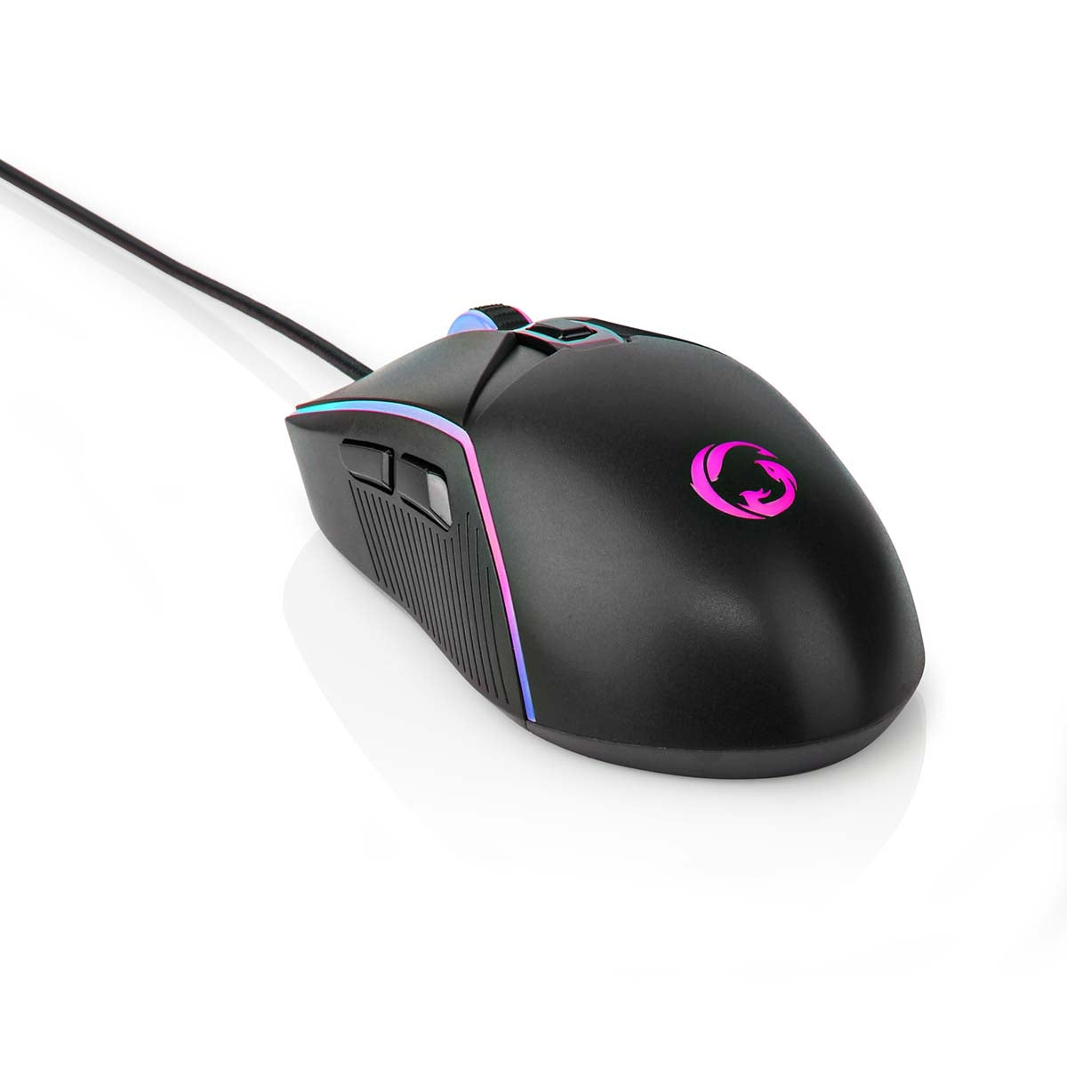 Gaming Mouse | Wire bound | 800 / 1200 / 2400 / 3200 / 4800 / 7200 dpi | Adjustable DPI | Number of buttons: 6 | Right-handed | 1.50 m | LEDs
