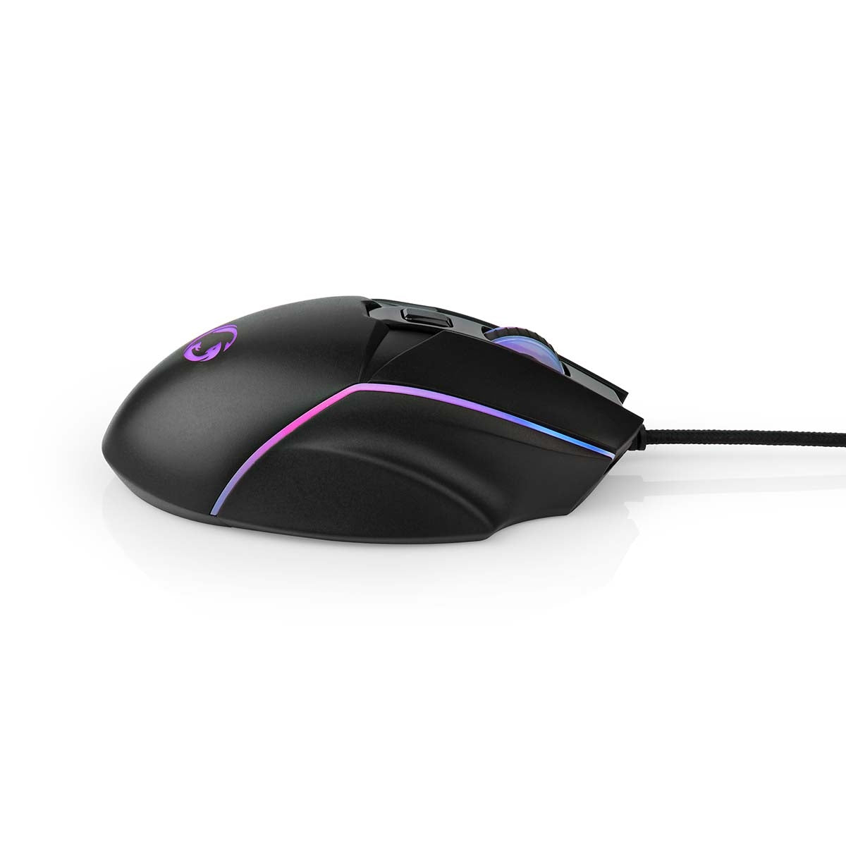 Gaming Mouse | Wire bound | 800 / 1200 / 2400 / 3200 / 4800 / 7200 dpi | Adjustable DPI | Number of buttons: 6 | Right-handed | 1.50 m | LEDs