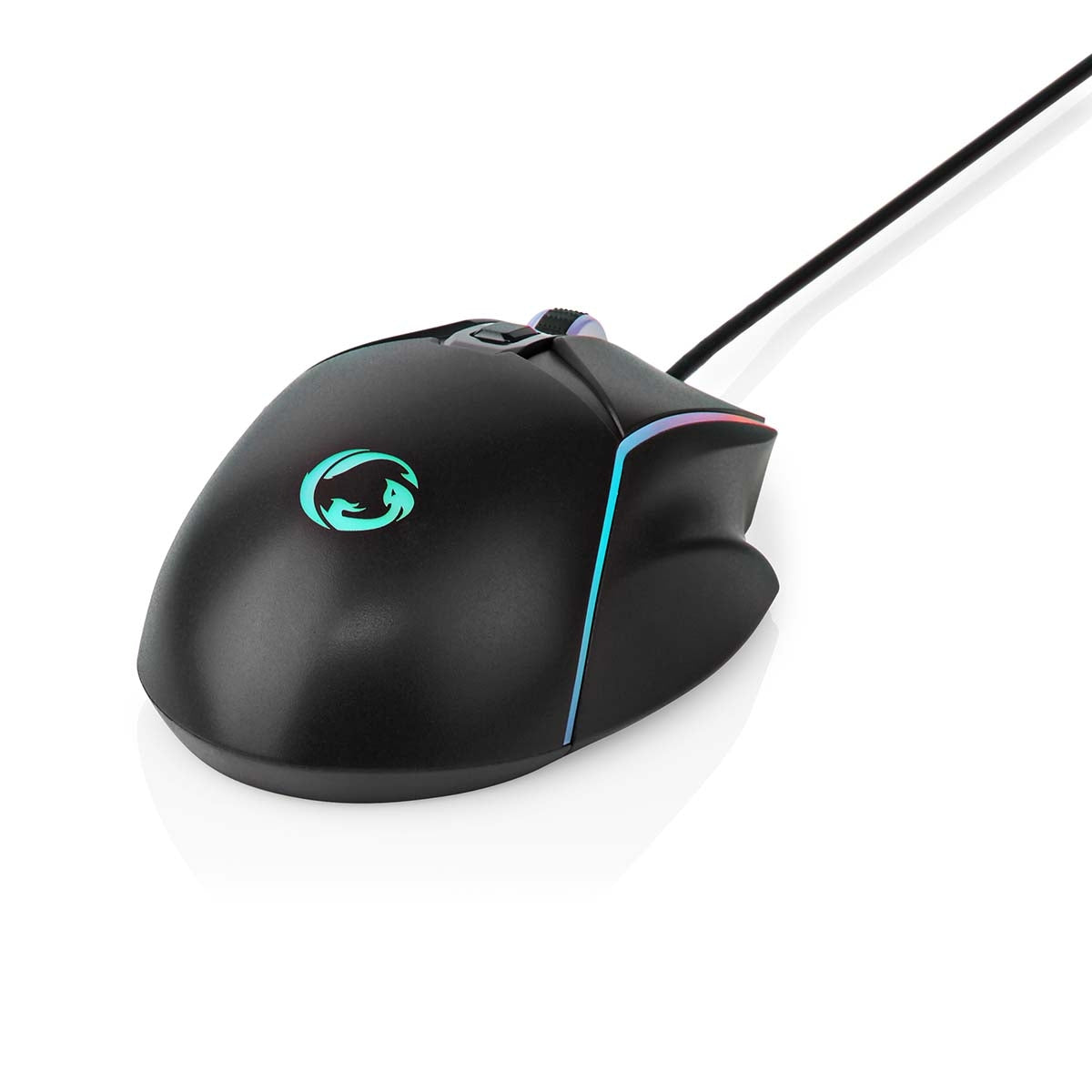 Gaming Mouse | Wire bound | 800 / 1200 / 2400 / 3200 / 4800 / 7200 dpi | Adjustable DPI | Number of buttons: 6 | Right-handed | 1.50 m | LEDs