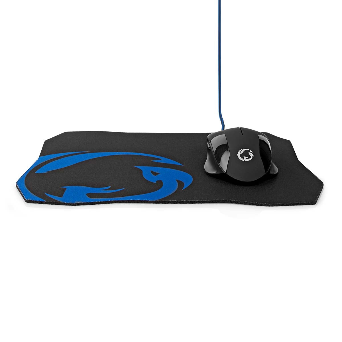 Gaming Mouse and Mouse Pad Set | Wire bound | 1200 / 2400 / 4800 / 7200 dpi | Adjustable DPI | Number of buttons: 6 | Right-handed | 1.50 m | Without Lighting