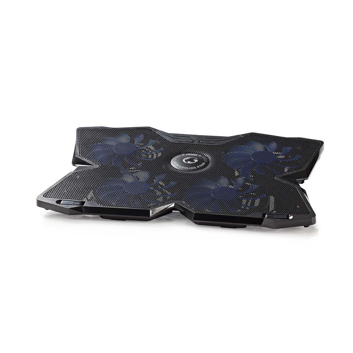 Gaming Notebook cooler | Number of fans: 4 | USB Power | 15" | 19" | LEDs