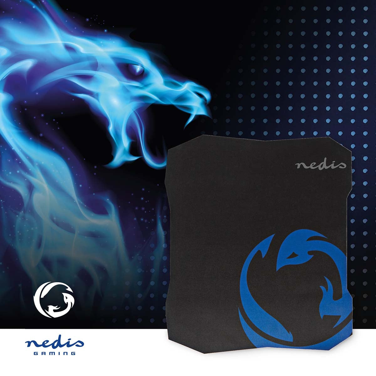 Gaming mouse pad | Rubber / Microfiber | Black