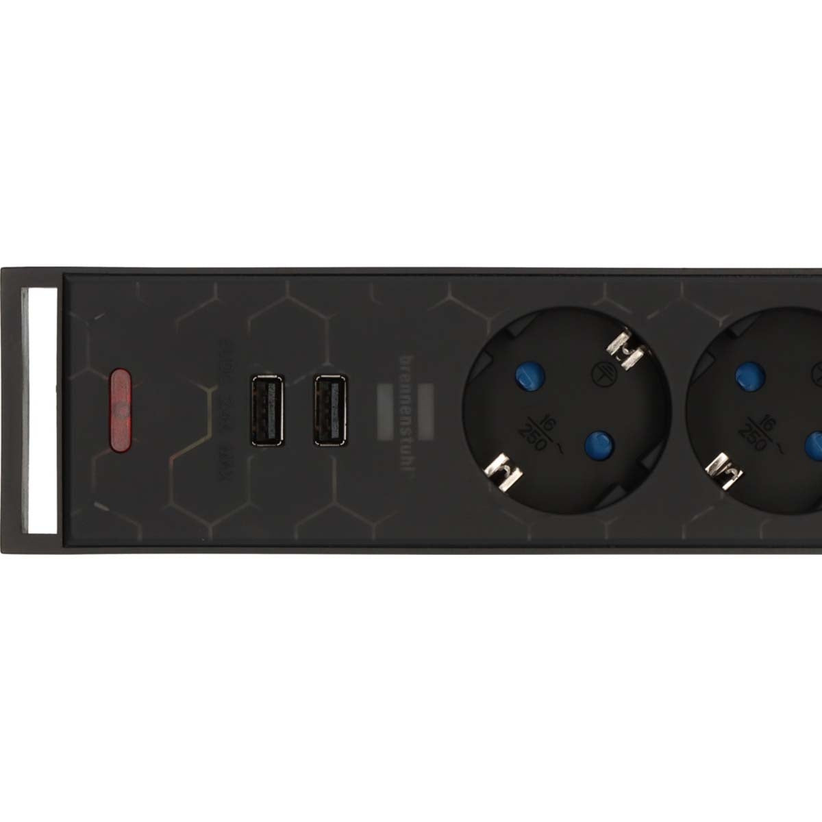 Gaming socket GSL 05 5-way with 2 USB charging functions 1.5m H05VV-F3G1.5 TYPE F