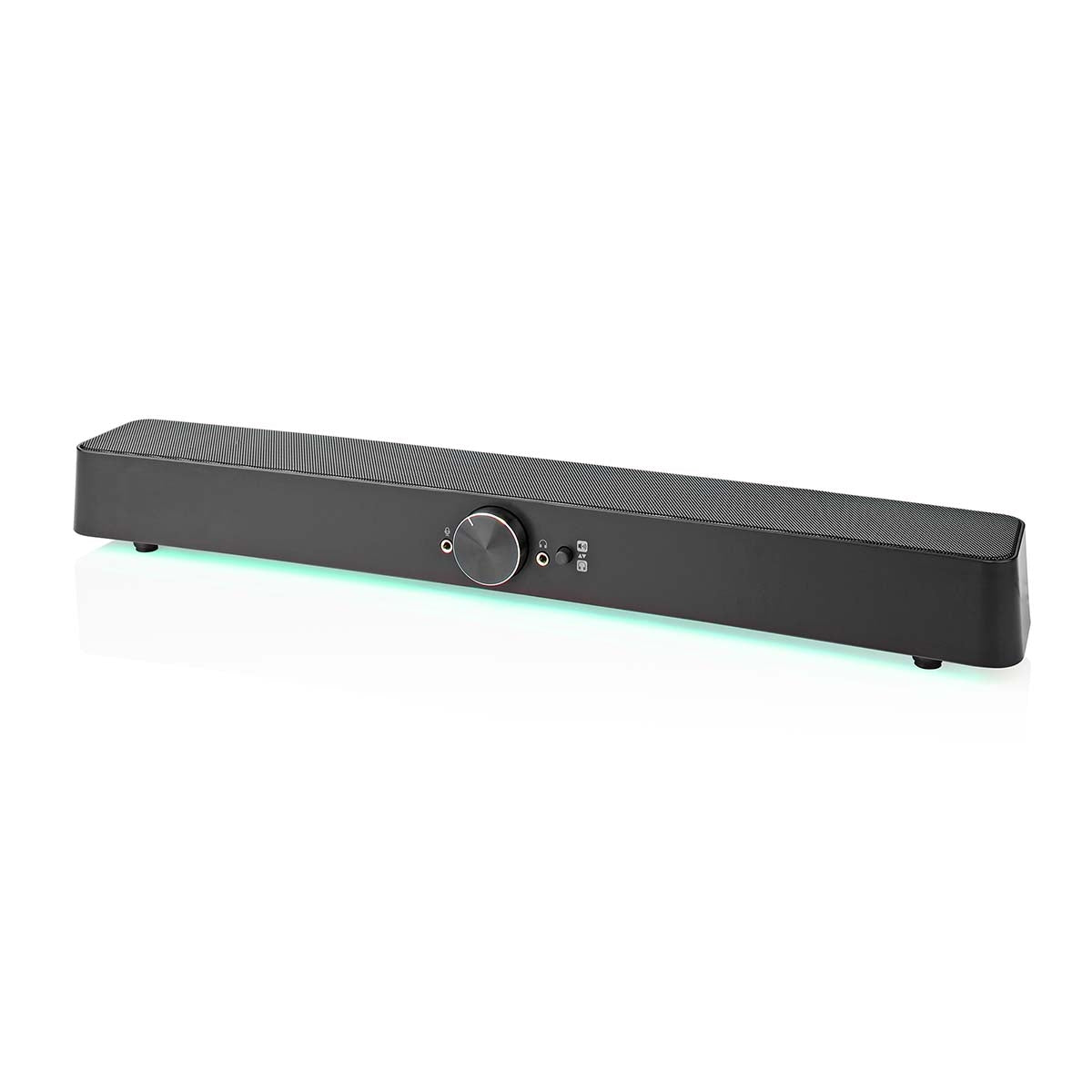 Gaming speakers | Speaker channels: 2.0 | USB Power | 3.5 mm Male | 30 W| LEDs | Volume Control | Connection output: 1x 3.5 mm