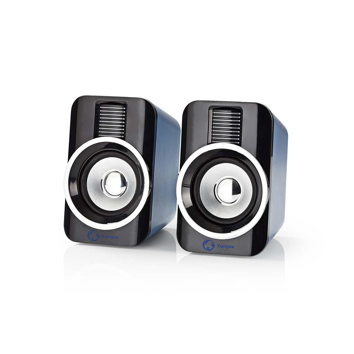 Gaming speakers | Speaker channels: 2.0 | USB Power | 3.5 mm Male | 30 W| RGB | Volume control