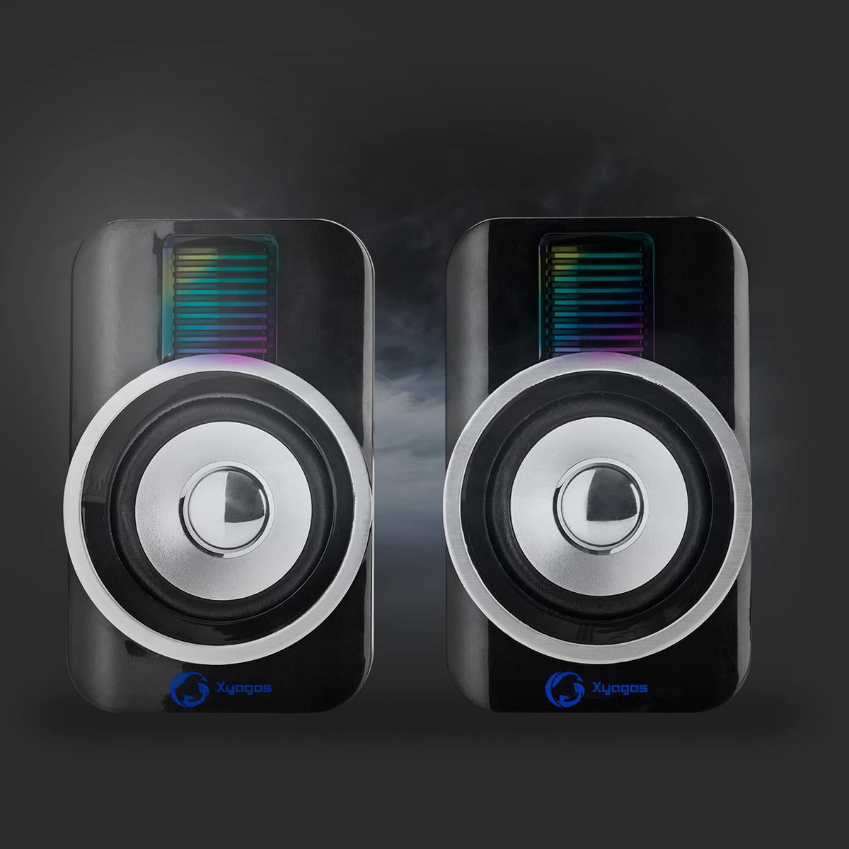 Gaming speakers | Speaker channels: 2.0 | USB Power | 3.5 mm Male | 30 W| RGB | Volume control