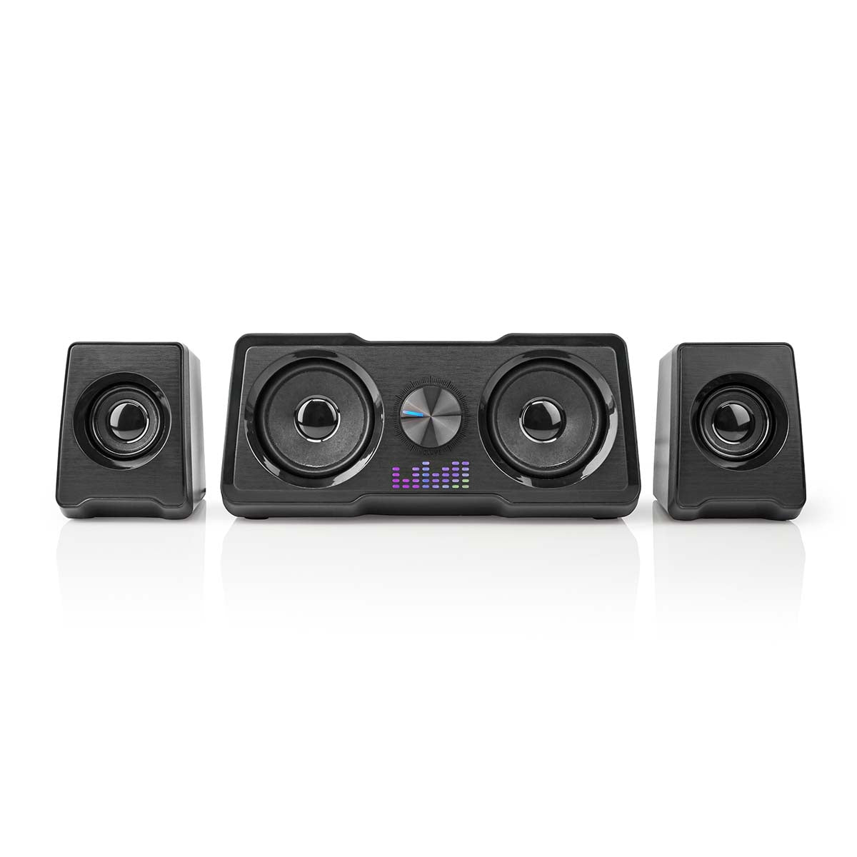 Gaming speakers | Speaker channels: 2.2 | USB Power | 3.5 mm Male | 48 W| LEDs | Volume control