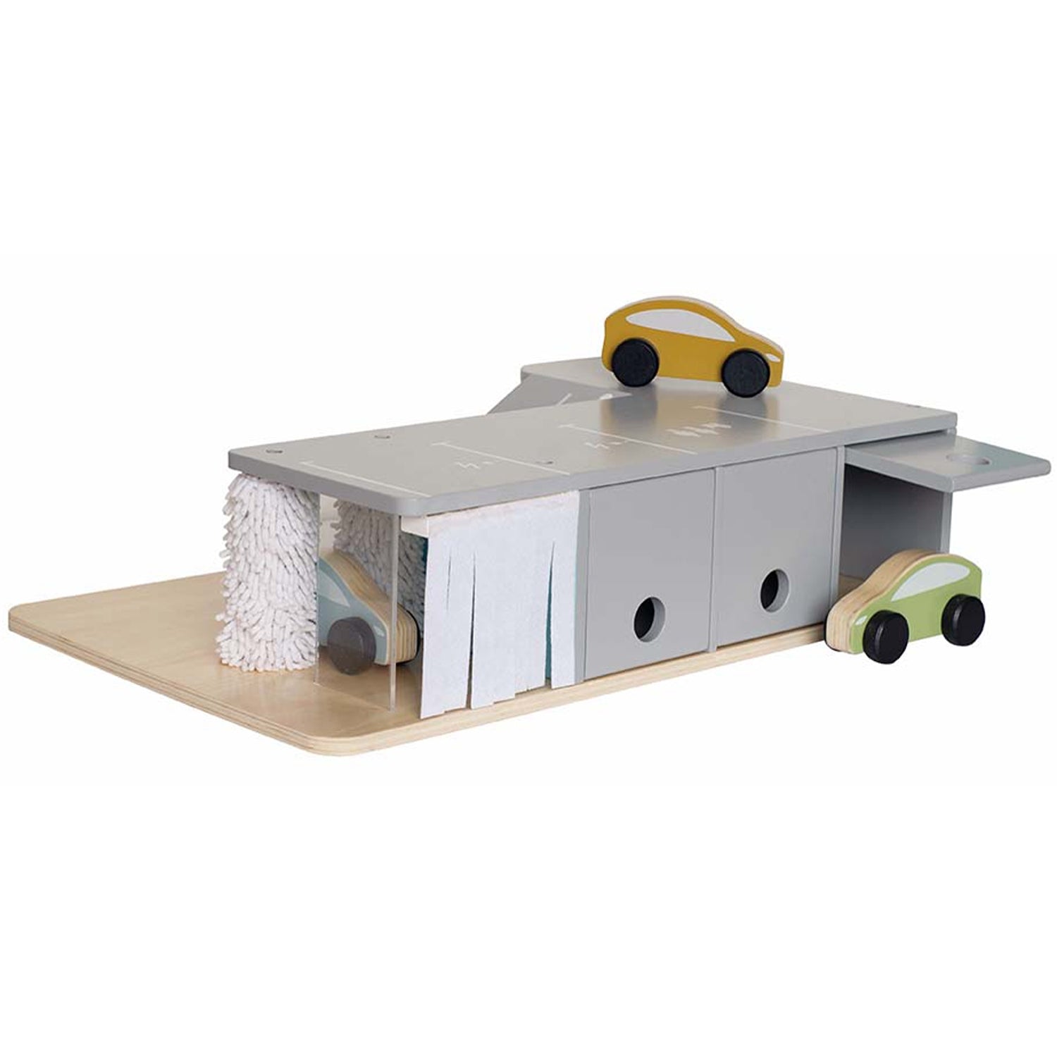 Garage with car wash