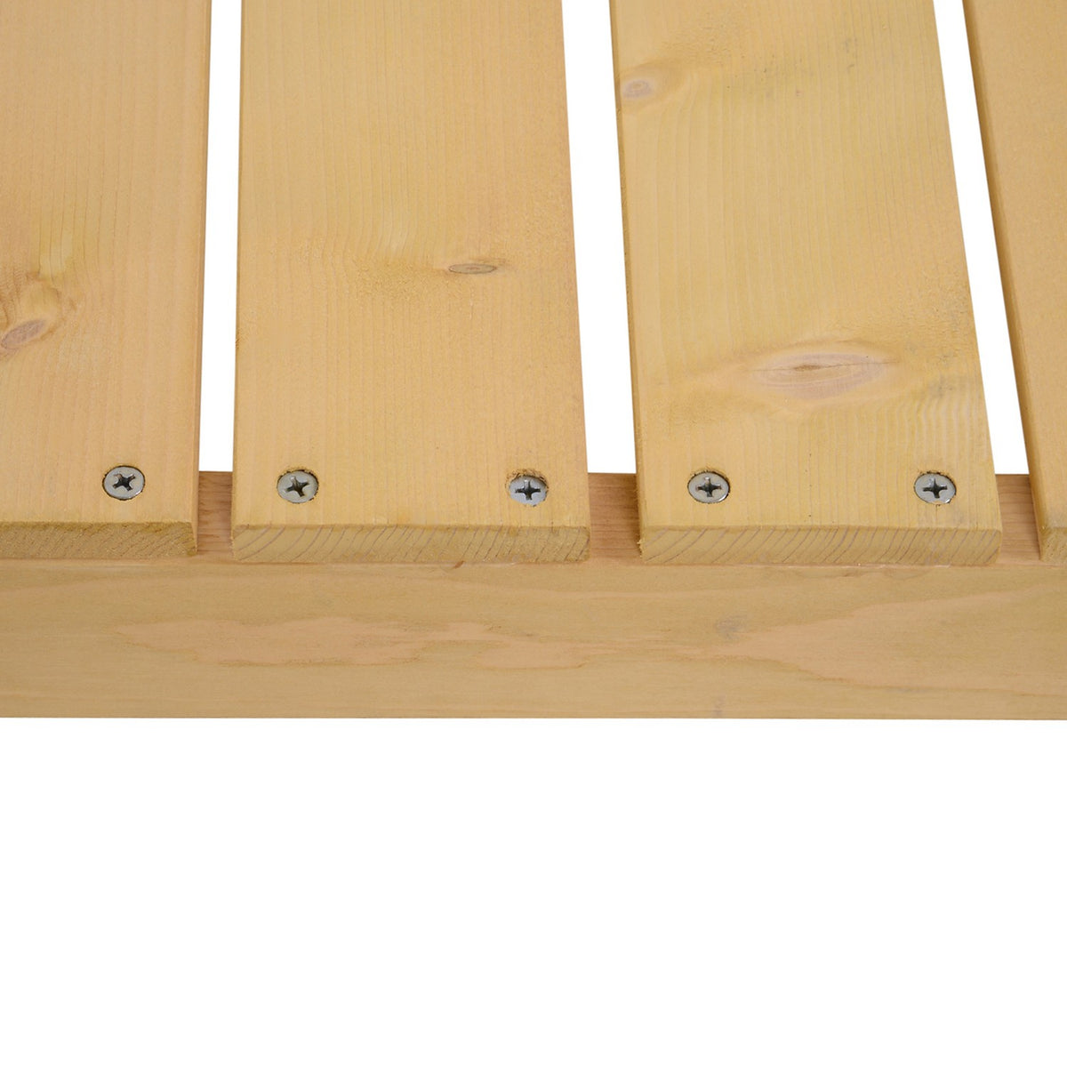 Garden Bench 2-Seater Bench Made Of Solid Wood, Rustic Garden Furniture, Natural, 110X38X35Cm