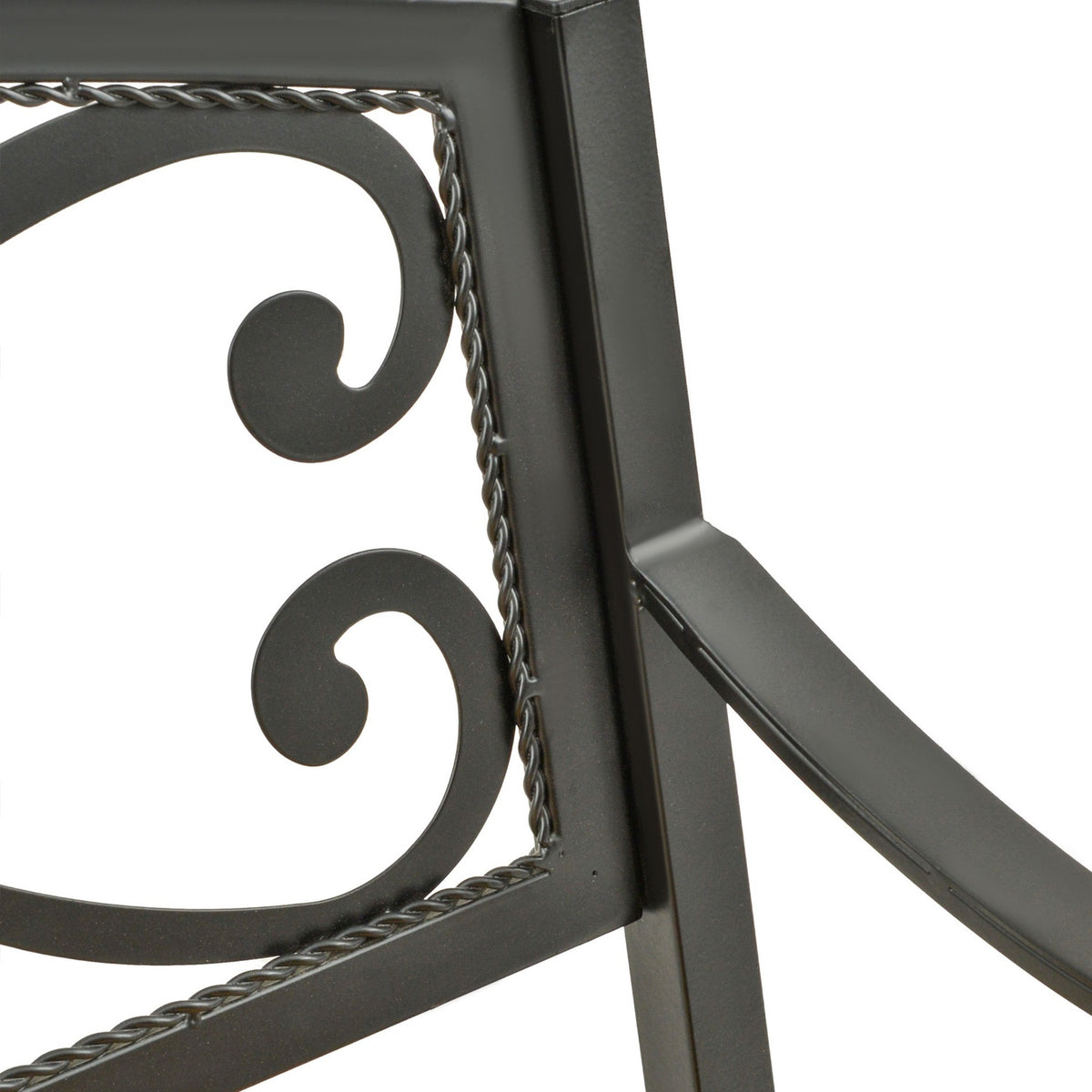 Garden Bench 2-Seater Bench Made Of Wood And Metal, Park Bench Up To 220 Kg, Patio Bench With Backrest, Solid Wood, 127X52X88Cm